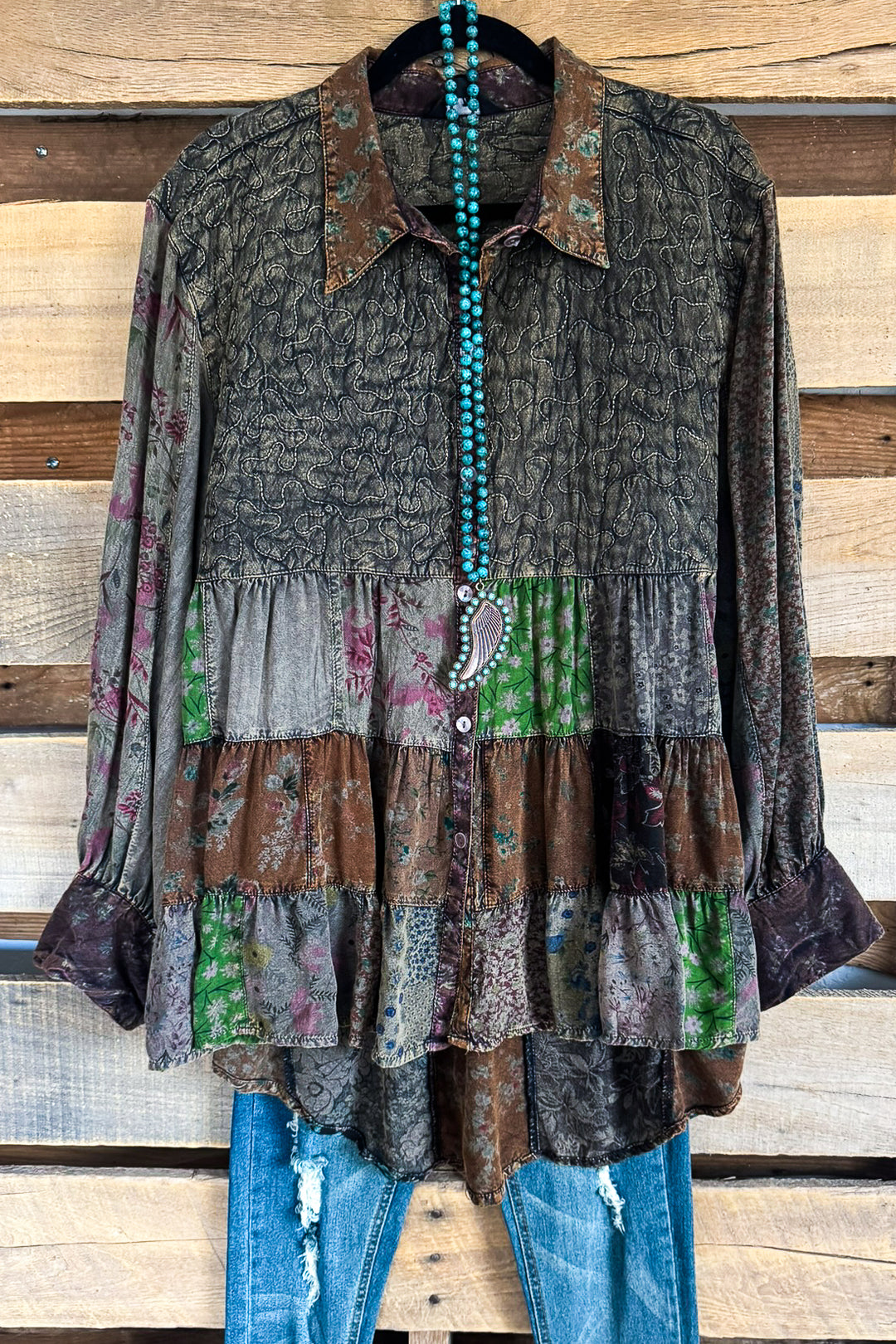 Capturing The View Blouse - Amber