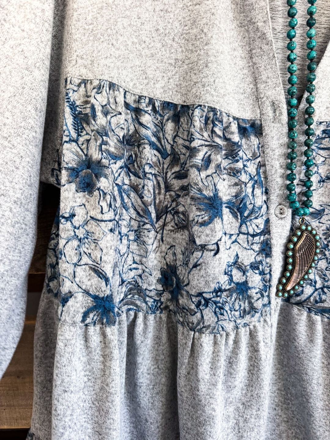 Carefree Afternoon Tunic - Gray