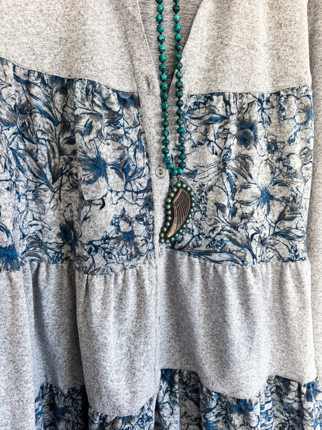 Carefree Afternoon Tunic - Gray