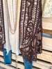 AHB EXCLUSIVE: Dream Weaver Vest - Brown - 100% COTTON