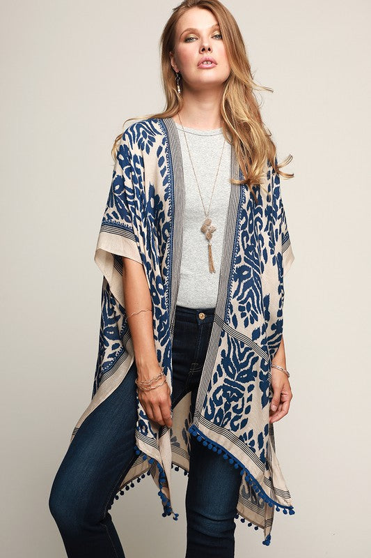 AHB EXCLUSIVE: Bali Intentions Kimono - Navy - SALE