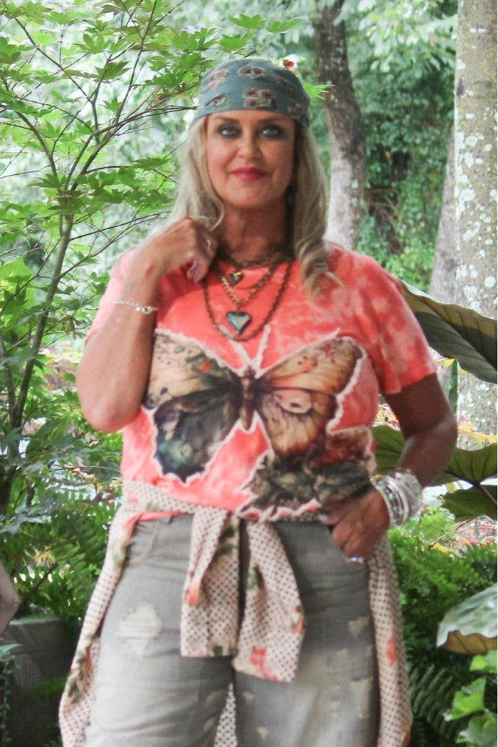 Moon Dance Tee -  Flutter Away - 100% Cotton