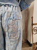 Indigo Soul Cotton-Linen Pants - Blue