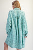 Atlantis Garden Dress - 100% Cotton - Green