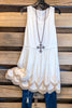 AHB EXCLUSIVE: Looking Into The Bright Side Dress - Ivory/Taupe