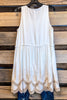 AHB EXCLUSIVE: Looking Into The Bright Side Dress - Ivory/Taupe