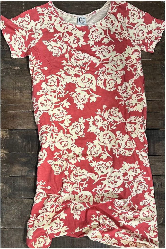 Desert Rose Cotton Maxi Dress – 100% Cotton – Made in USA