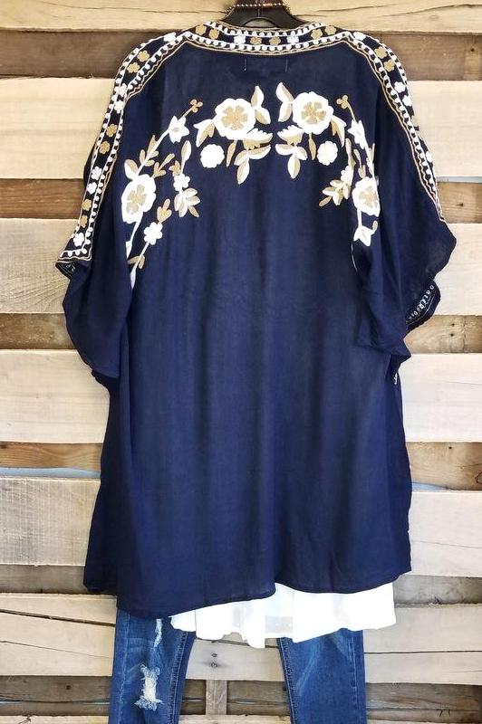 Anywhere With Me Cardigan - Navy [product type] - Angel Heart Boutique