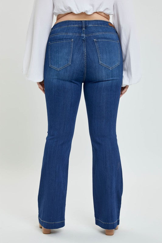 Plus Size Mid Rise To The Occasion Flare Jean - SALE