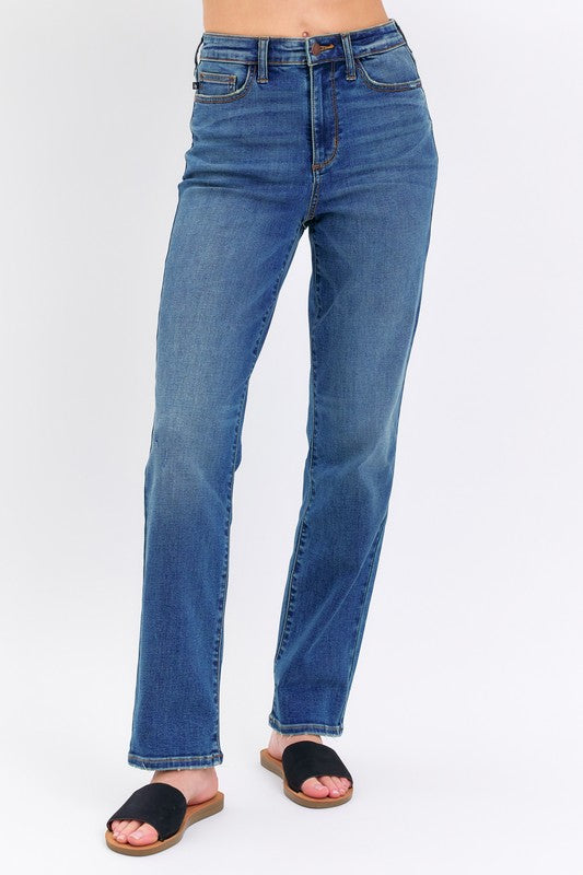 JUDY BLUE: Urban Edge High Waisted Jean - Dark Wash