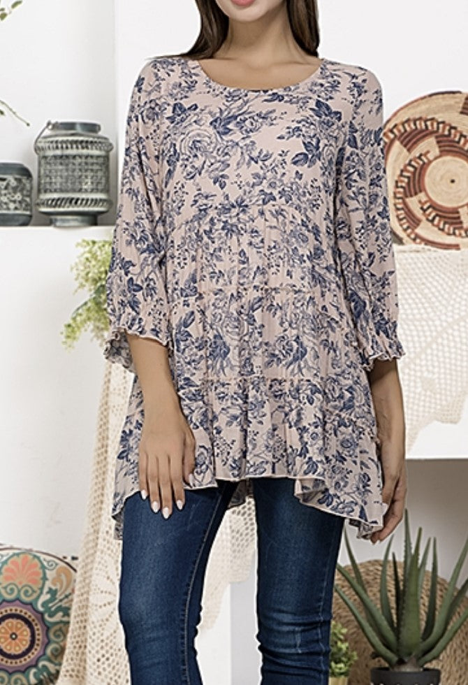 Poetry Of The Soul Tunic - Pink