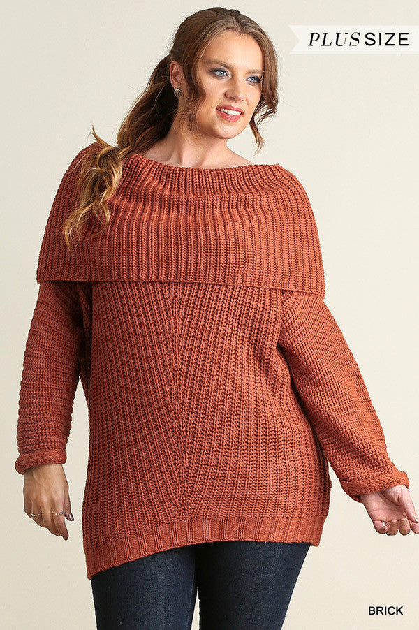 Perfect Weather Sweater -Brick [product type] - Angel Heart Boutique