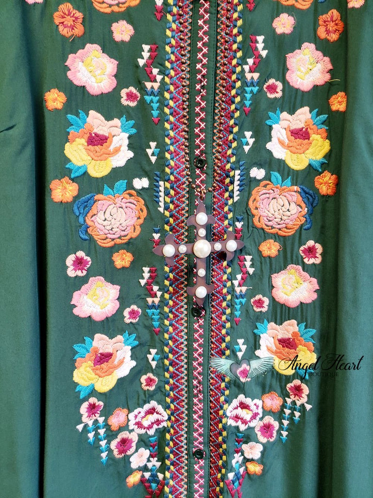 Born Ready Tunic Dress - Green [product type] - Angel Heart Boutique