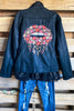 Cool & Chic Embroidered Jacket - Black - SALE