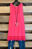 Extender: Slip on Tank/Tunic - Coral