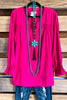 Cover Me In Florals Tunic - Fuchsia - SALE
