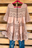 AHB EXCLUSIVE: Delightful Details Top - Taupe - 100% COTTON