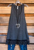 Extender: Slip on Tank/Tunic - Charcoal - SALE