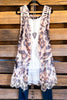 AHB EXCLUSIVE: See My Soul Vest- Natural/Leopard.