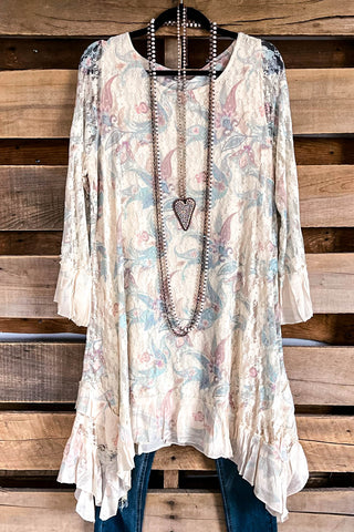 Your Love Awakens Me Tunic - Beige/Mocha