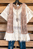 Valley Of Peace Vest - Mocha - 100% COTTON