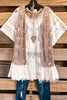 Valley Of Peace Vest - Mocha - 100% COTTON