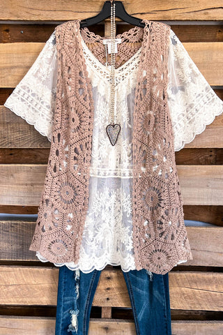 All I Ask Tunic/Dress - Multi-Beige