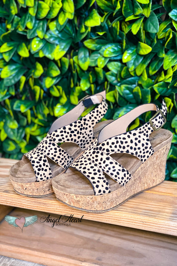 Be Bold Wedges - Cheetah -SALE