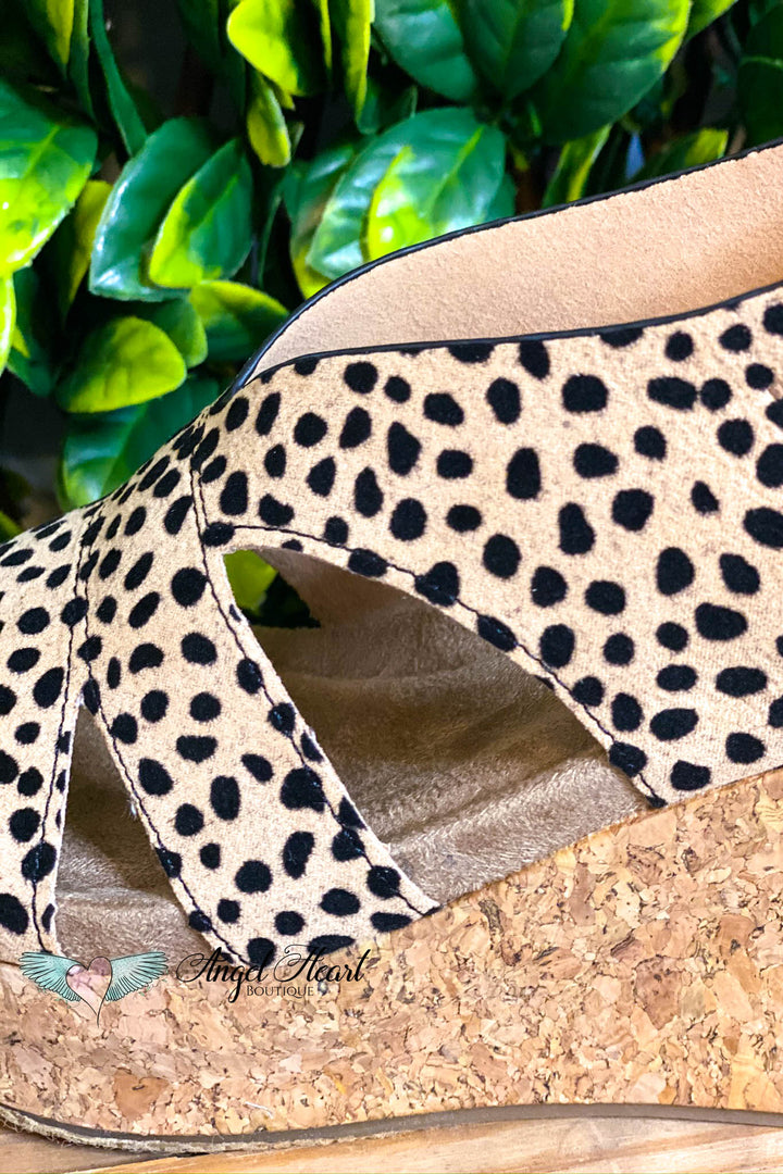 Be Bold Wedges - Cheetah -SALE