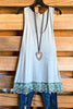 Extender: Slip on Tank/Tunic - Blue Sage