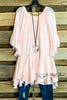 AHB EXCLUSIVE: The It Girl Oversized Loose Fitting Tunic - Light Pink