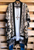 AHB EXCLUSIVE: Stained Glass Kimono Burnout Velvet - Black