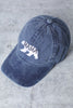 Embroidery Mama Bear Baseball Hat - Navy/White  - SALE