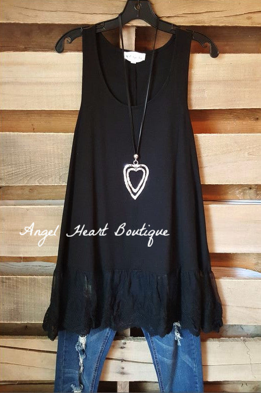 The Perfect Tank - Black - - Umgee - Top - Angel Heart Boutique  - 2