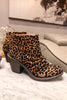 Leave Your Mark Booties - Leopard