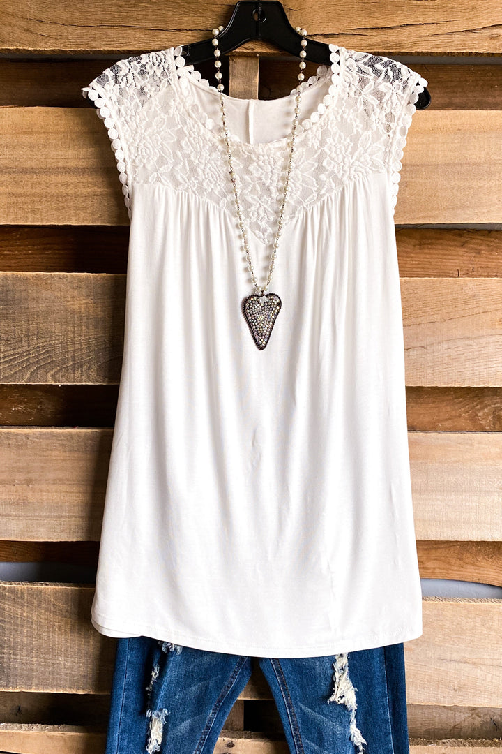 AHB EXCLUSIVE: Declare Your Love Top - White - SALE