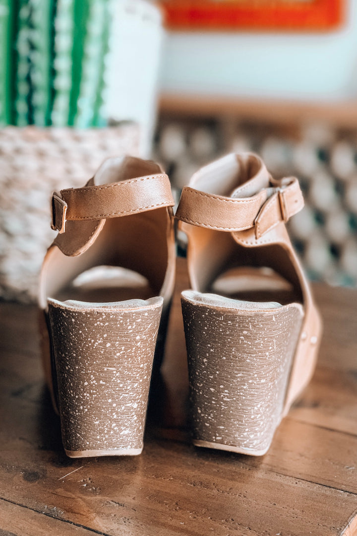 My Go To Wedge - Tan - SALE(Size  6.5)