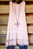 Extender: Slip on Tank/Tunic - Pink - Emerald - Dress - Angel Heart Boutique 