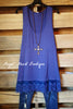 Extender: Slip on Tank/Tunic - Indigo Blue - Emerald - Dress - Angel Heart Boutique 